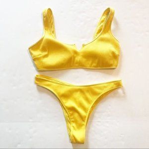 HOLLISTER Ribbed Two Piece Bikini Swimsuit